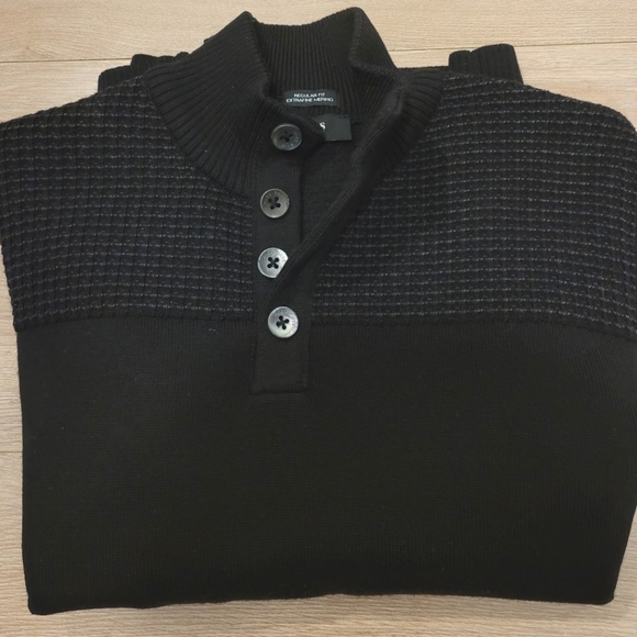 Hugo Boss men's sweater, size Small, black color, extrafine merino - Picture 7 of 7